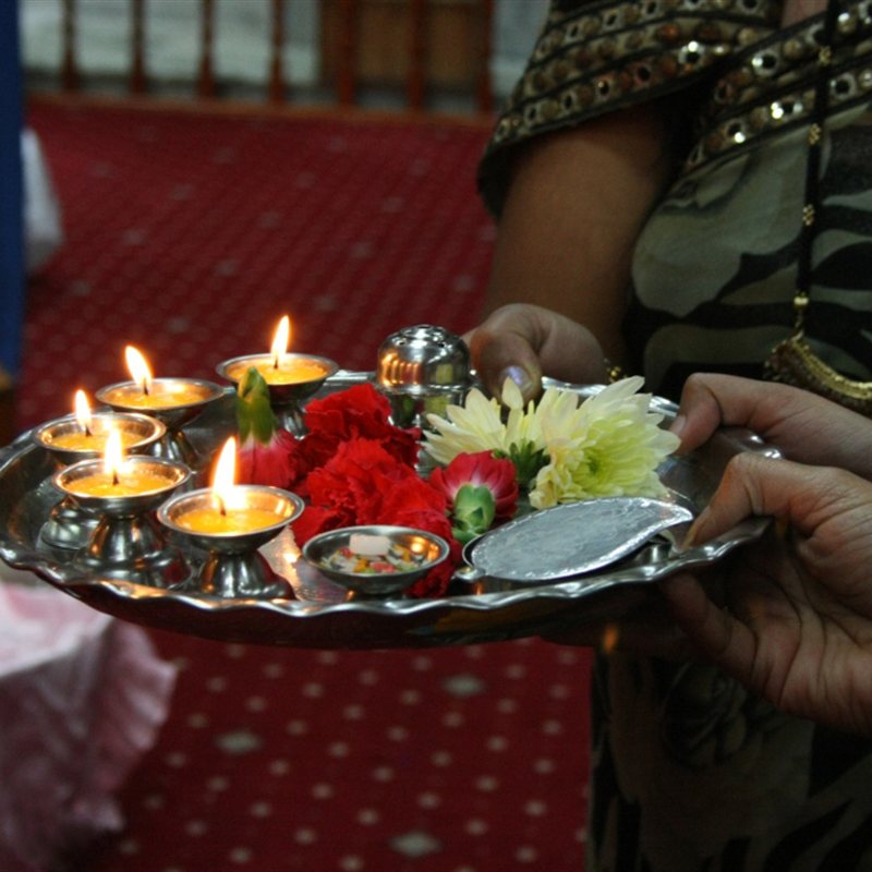 Brass Puja Thali Set