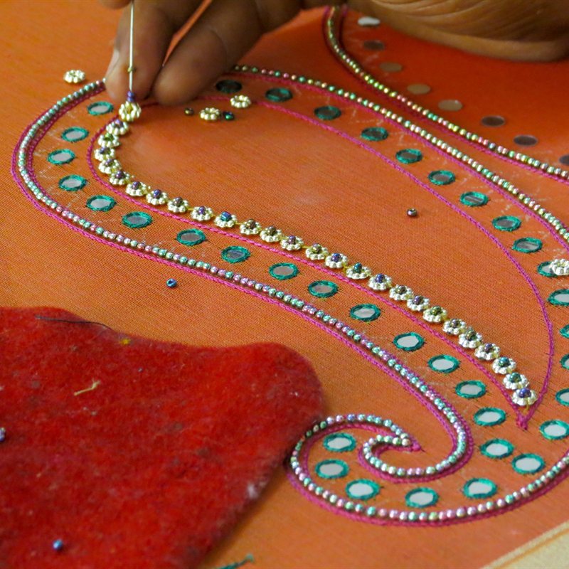 Mirror Work Wall Hanging