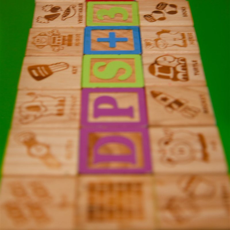 Wooden Building Blocks Set